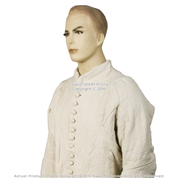 XL Medieval 14th Century Type 6 Gambeson Padded Armour SCA LARP Arming Jacket