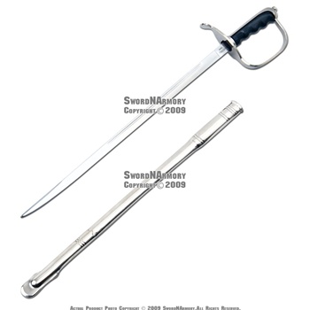 US Army Officer Miniature Letter Opener Sword With Stand