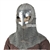 Battle Ready Viking Spectacle Helmet With Chainmail Aventail 16G Steel SCA LARP