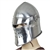 Functional Battle Ready Bascinet Close Combat Helmet 16G Steel Leather Line SCA