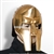 Medieval Brass Coated 18G Steel Roman Maximus Gladiator Helmet Collector Edition