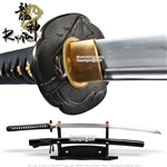 Ryujin 1095 DH Blade Hand Forged Katana Sword with Bohi 1045 Steel Dragon Tsuba