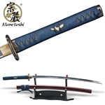 Munetoshi 2nd Gen Mokko Handmade Forged T10 Katana Samurai Sword Battle Wrap Red