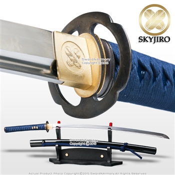 Skyjiro S1 Mokko Handmade Iaito Iaido Sword Dojo Grade Differential Harden Blade