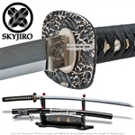 Skyjiro Tenku Warlord 1070 Folded Steel Samurai Katana Sword 4200 Layers Sharp