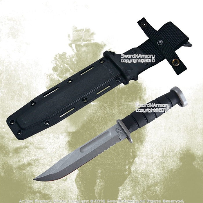 Ka Bar Black Usmc Marine 1218 Utility Knife W Sheath