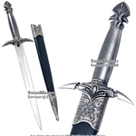Medieval Crusader Knight Fantasy Dagger with Sheath