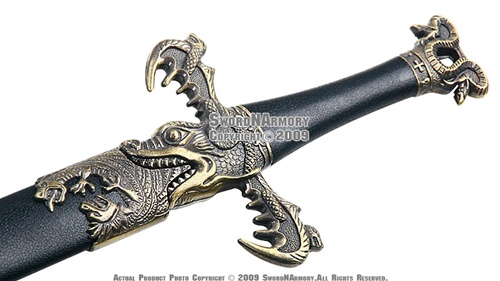 Dragon King Medieval Fantasy Dagger with Sheath 