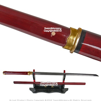 Unsharpen Korean Jikdo Kagum Straight Sword T10 Steel Differential Harden Blade