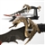 13" Hydra Winged Serpent Fantasy Dagger Short Sword with Display Table Stand