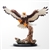 Flying Bald Eagle Gift Desk Office Ornament Decoration Polyresin Sculpture
