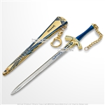 8" Anime Dagger Fate Stay Night Mini Sword Lily Excalibur Letter Opener Knife