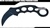 Black Karambit Filipino Ring Pommel Knife W/ Sheath