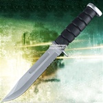 11.5" Marine Style Combat Knife Full Tang Blade Serrated