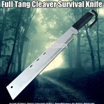 Full Tang Cleaver Machete Sword Survival Knife Dagger