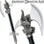 Dragon King Fantasy Medieval Battle Axe With Plaque & Dagger