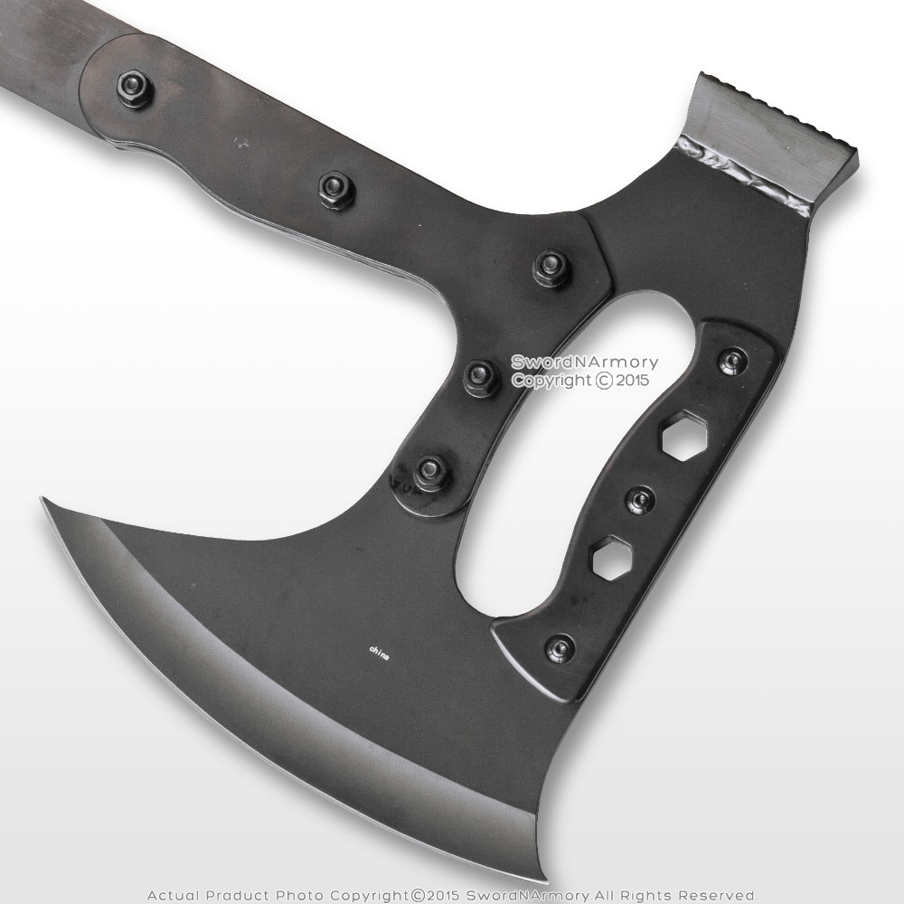 10" Tactical Hammer Axe w/ Grey G10 Handle 