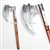 28" Iron Short Viking Battle Axe Medieval Saxon Hatchet LARP Renaissance Costume