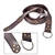 Brown Medieval Leather Ring Belt Renaissance Dressing SCA LARP Costume Cloth