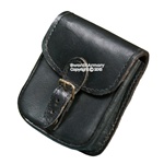 Black Medieval Genuine Leather Carry Pouch Satchel Bag w/ Belt Loops LARP Pirate