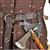 Genuine Leather Medieval Axe Hanger Viking Hatchet Tomahawk Holder Costume LARP