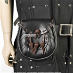 Medieval Renaissance Costume Genuine Leather Belt Pouch Nobles