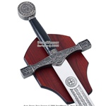 Excalibur Medieval Crusader Sword With Plaque