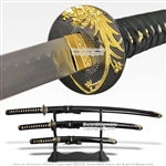 Japanese Orchid Bushido Last Samurai Sword Set Katana Wakizashi Tanto w/ Stand