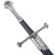 Medieval Crusader Chivalry Knight's Long Sword With Scabbard