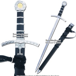 Medieval Crusader Dagger Knights of Templar Sword With Sheath