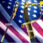 United States Military NCO Marine Saber Sword USMC Gold