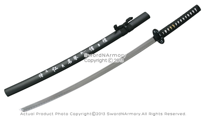 36 Samurai Katana Decoration Sword Cosplay with Bushido Honor Courtesy  Kanji
