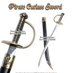 28" Caribbean Pirate Cutlass Sword Bow Guard Saber