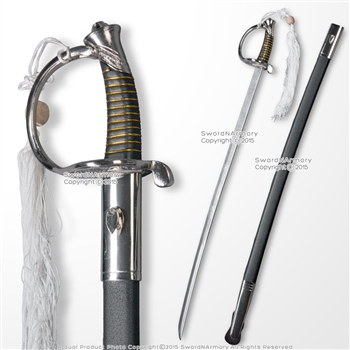 USMC Marine Corps Dress Uniform Officer NCO Sword Silver