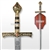 46" Richard the Lion Heart  Medieval King Knight Crusader Sword with Plaque