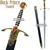 Edward the Black Prince Medieval Long Sword With Scabbard
