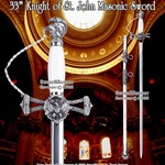 White Handle Mason Sword