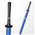 Set of 2 Foam Padded Training Swords Shinai Bokken with Hard Plastic Handle BLU