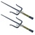 Set of 2 18 " Black Practice Sai