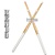 Set of 2 44" Kendo Shinai Bamboo Practice Sword Katana