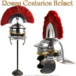 Roman Centurion Helmet Armor Helm With Red Crest