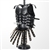 Medieval Roman Body Armor Breast Plate Muscle Cuirass 20G Steel w/ Leather Apron