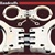 Steel Triple Hinged Double Lock Handcuffs W/ Spare Key