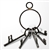 Dungeon Key Rusty Antiqued Medieval Padlock Keys Renaissance Costume Reeactment