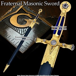 29 " Red Masonic Sword