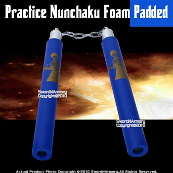 Foam Padded Nunchuck With Nylon Rope