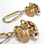 Handmade Brass Miniature Ship Cannon Keychain Keyring Nautical Gift Souvenir