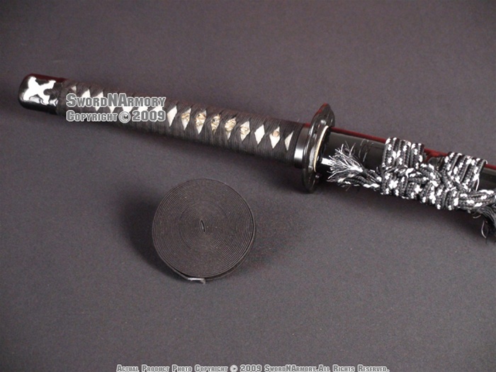 new tsuka Black cotton-ito for iaito katana shinken iaido japanese sword 11 