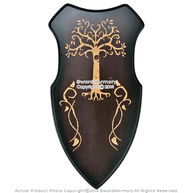 14x9 New Wood Medieval Universal Crest Sword Hanger Wall Plaque 