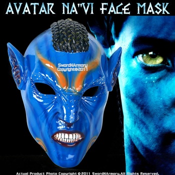Avatar Na'vi Warrior Face Mask